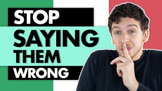5 Common Pronunciation Mistakes in Italian (Part 2/2)