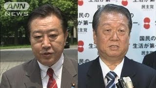 野田・小沢会談は「物別れ」　「あす内閣改造」（12/06/03）