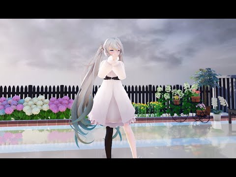 [MMD] 『カトラリー』リメイク 初音ミク (YYB Monochrome miku)【"Cutlery" Miku Hatsune (Remake)】
