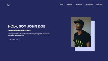 🖥️ Creando un PORTFOLIO WEBSITE con HTML, CSS y JS 🖥️ (1era Parte)