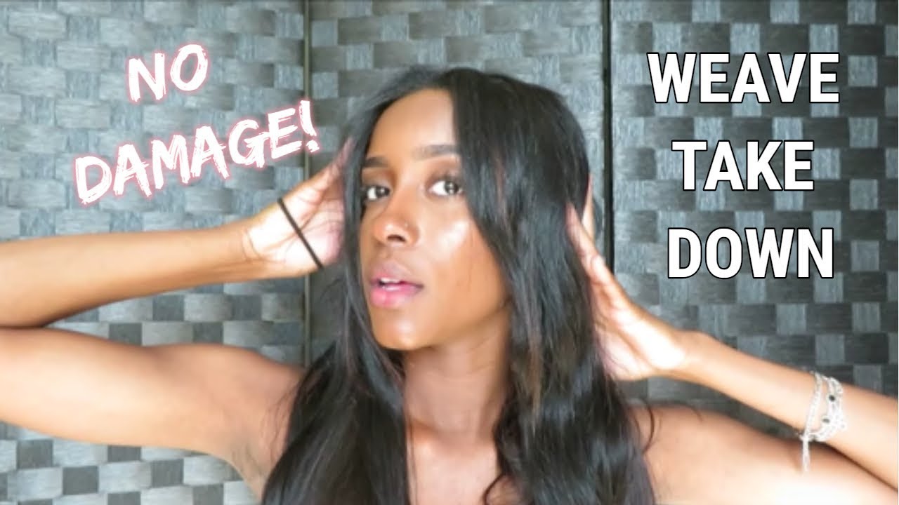 Taking Out My Weave Start to Finish