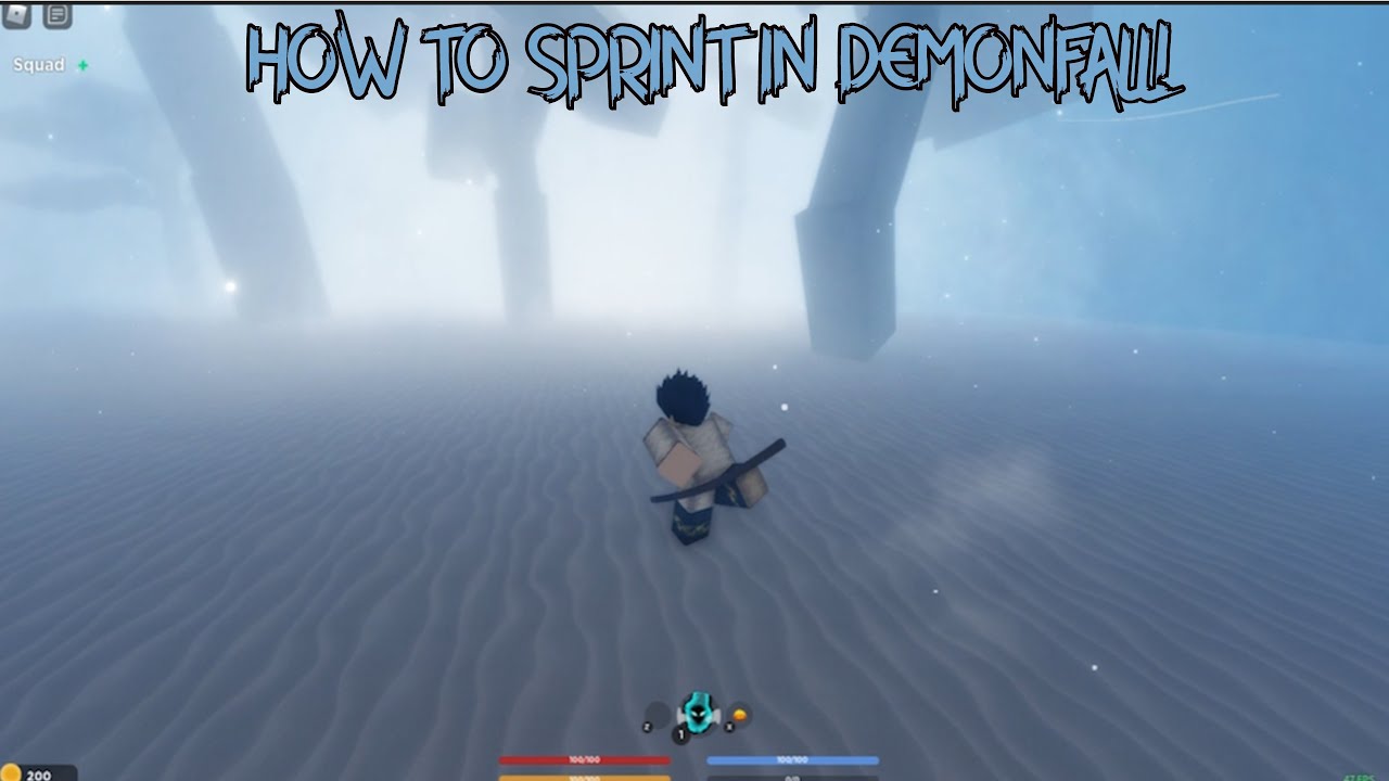 How to run in Roblox Demonfall - Gamepur