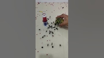 satisfying 4 Glasses of Pearls Drop. #asmr #satisfying #shorts #drop