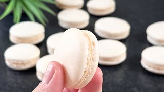 Macarons for beginners! ASMR! No food coloring! White French Macarons Recipe | Only Tasty