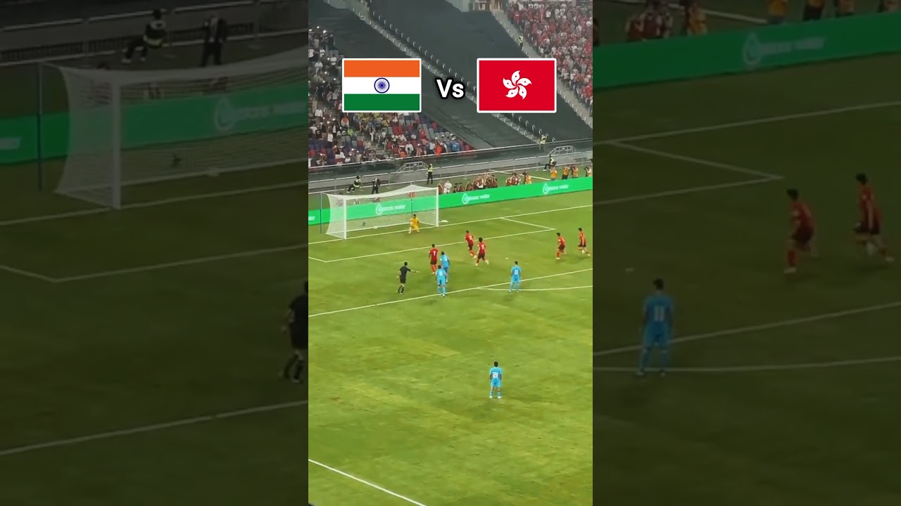 AFC ASIAN CUP 2027 QUALIFIERS ⚽ !! INDIA🇮🇳 vs HONG KONG🇭🇰 !! 