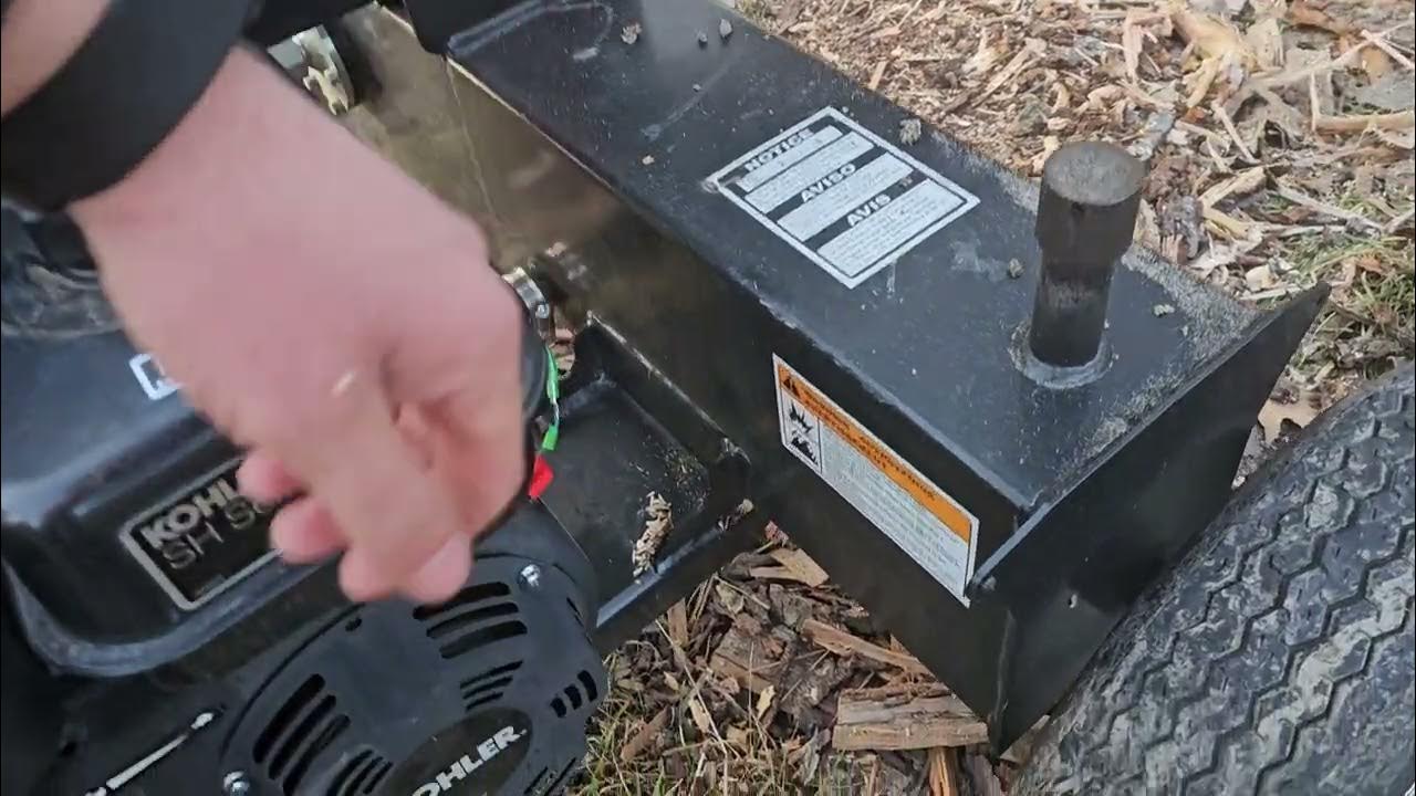 Oregon Kohler log splitter WON'T START, and HOW to fix it! YouTube