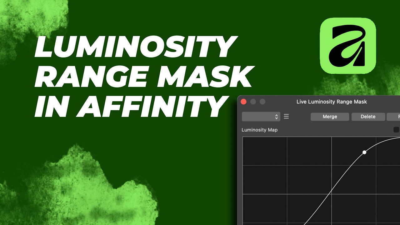 Изучите возможности маскирования диапазона яркости в Affinity!