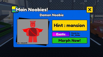 How To Get DEMON Noobie In Find The Noobies Morphs Roblox (2025) | Complete Guide