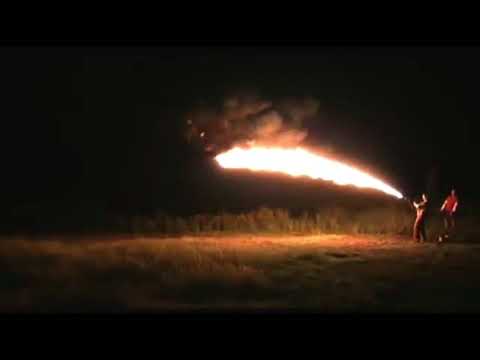 Homemade Super Soaker Flamethrower