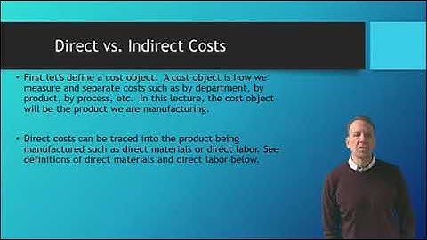Cost Classifications