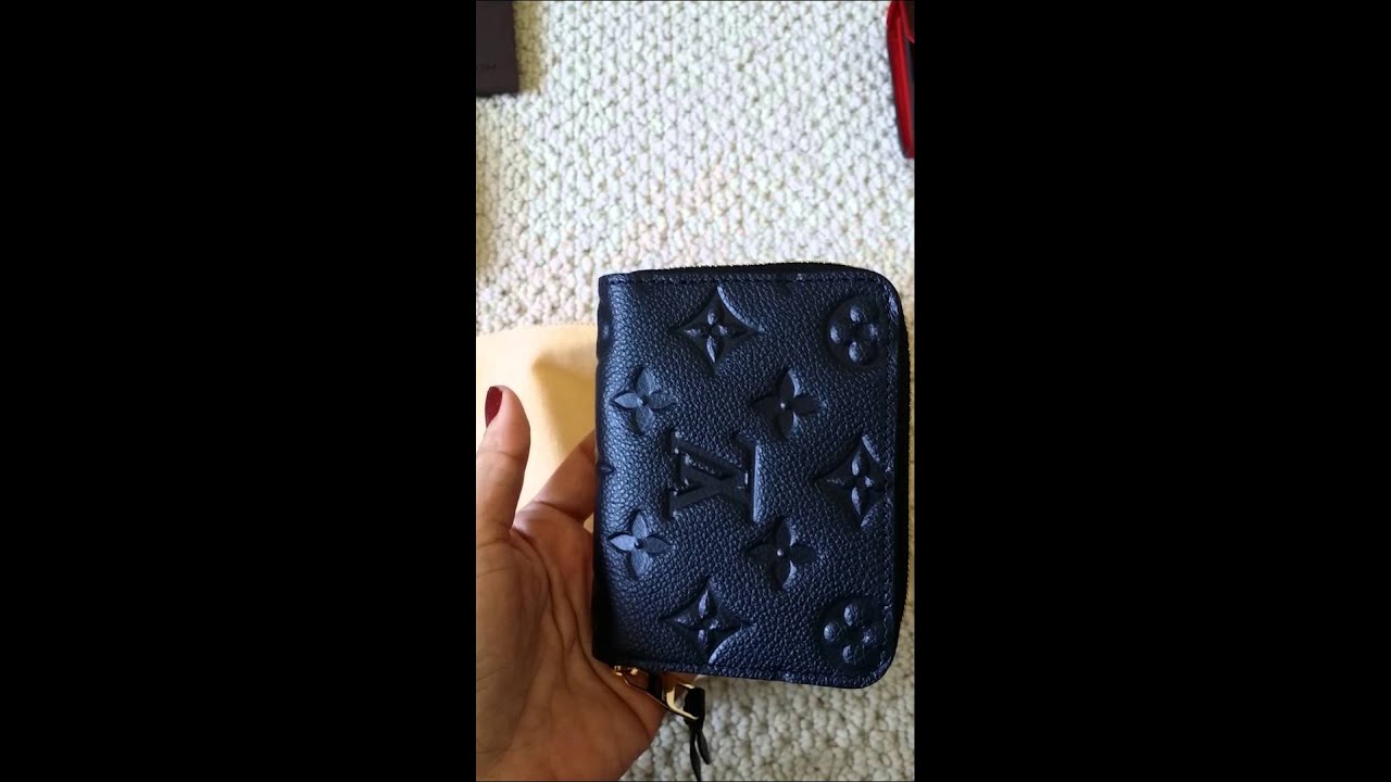 LOUIS VUITTON Zippy Coin Purse Monogram Wallet