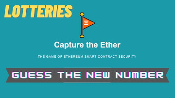 Capture The Ether Challenge | Guess The New Number Using Brownie and Solidity | 2023