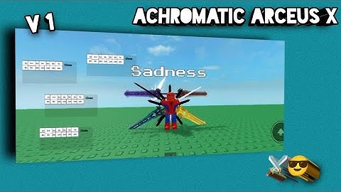 New Script Arceus X Achromatic V1 Free