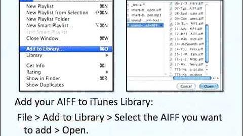 Convert AIFF to MP3 in iTunes