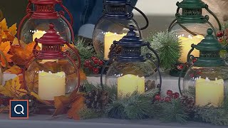 Home Reflections Indoor/Outdoor S/2 8" Hanging Lanterns | QVC
