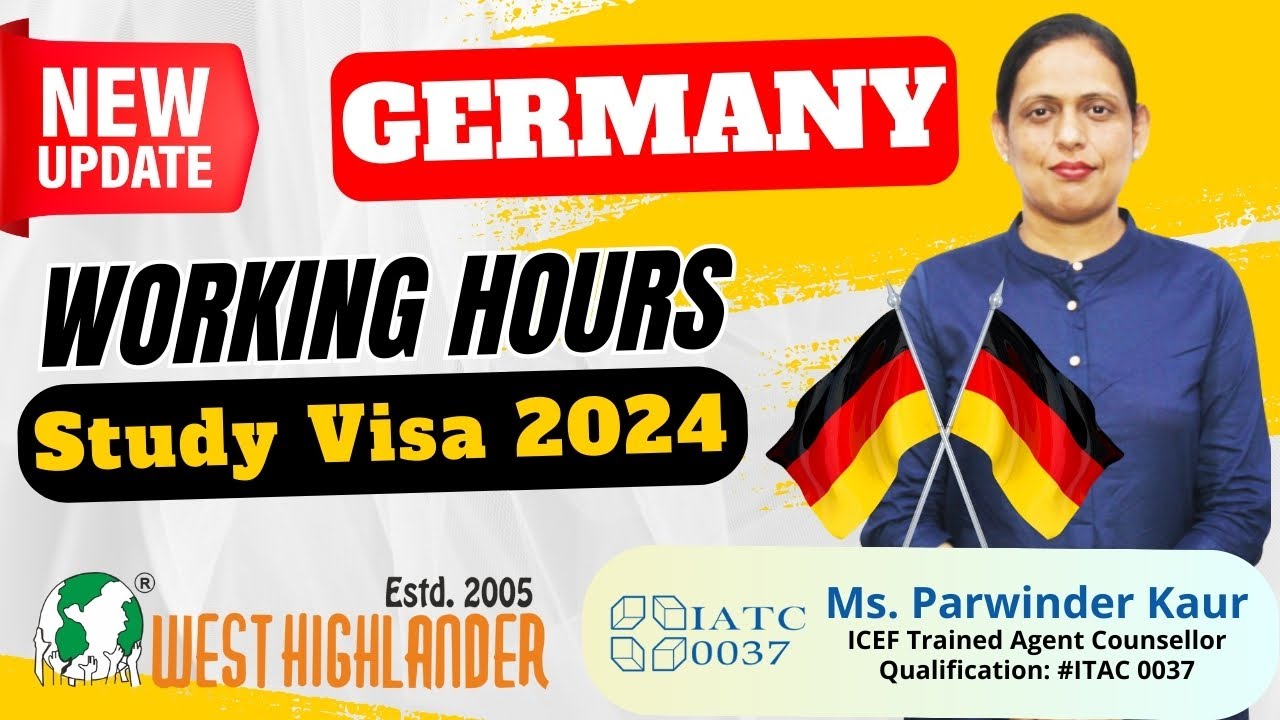 New Update on Working hours on Germany study visa 2024 - YouTube