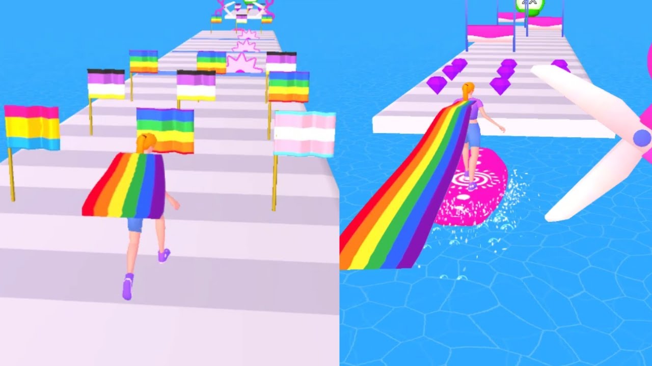 Flag Runner Gameplay (by Sky Games Studio) Android, iOS YouTube