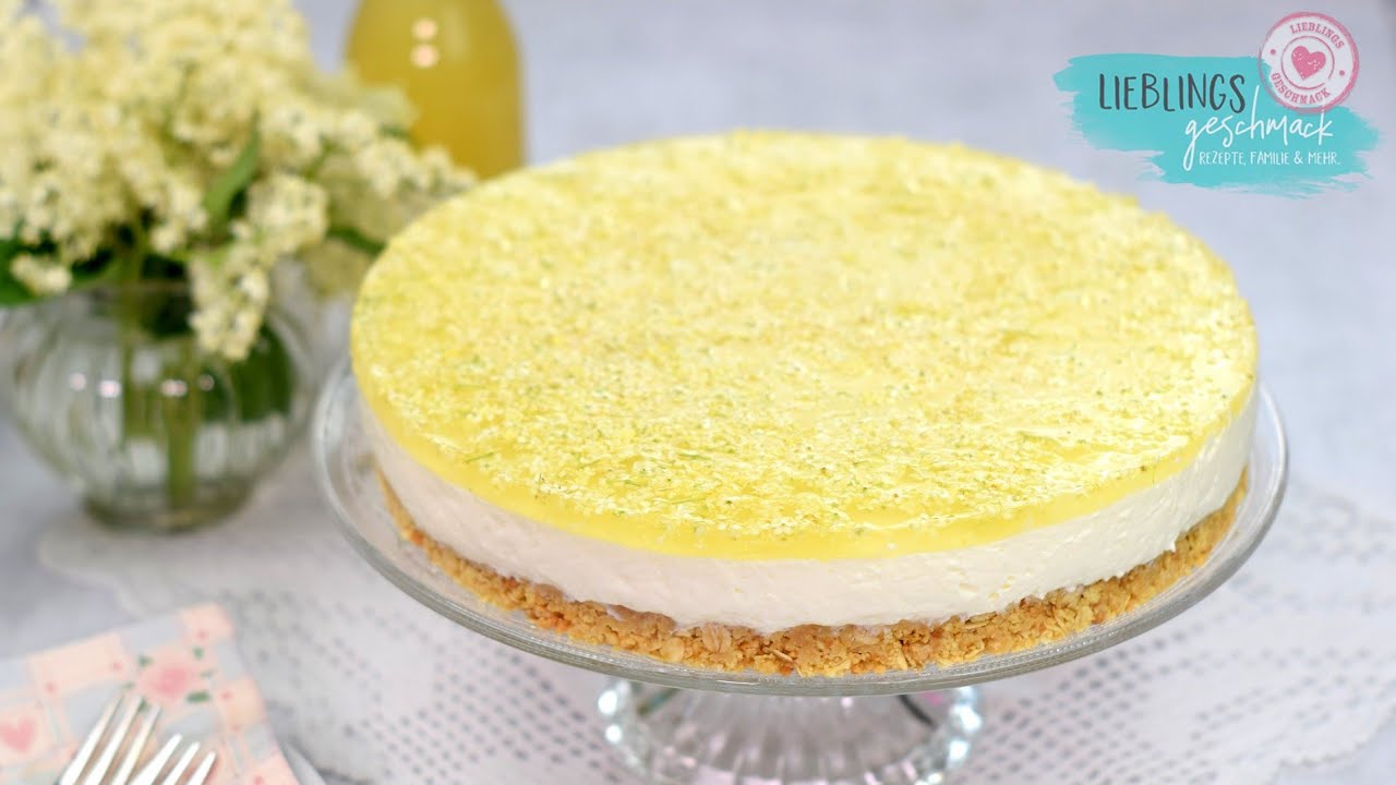 Perfekt für die warmen Tage! Erfrischende und luftige HOLUNDERBLÜTEN TORTE