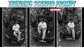 Trending Scarpio Car Photo Editing | Chatgpt Car Photo Editing Prompt | Instagram Viral Ai Prompts  screenshot 3