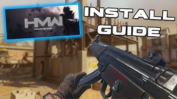 How To Install HorizonMW (H2M Mod) + CUSTOM Main Menu