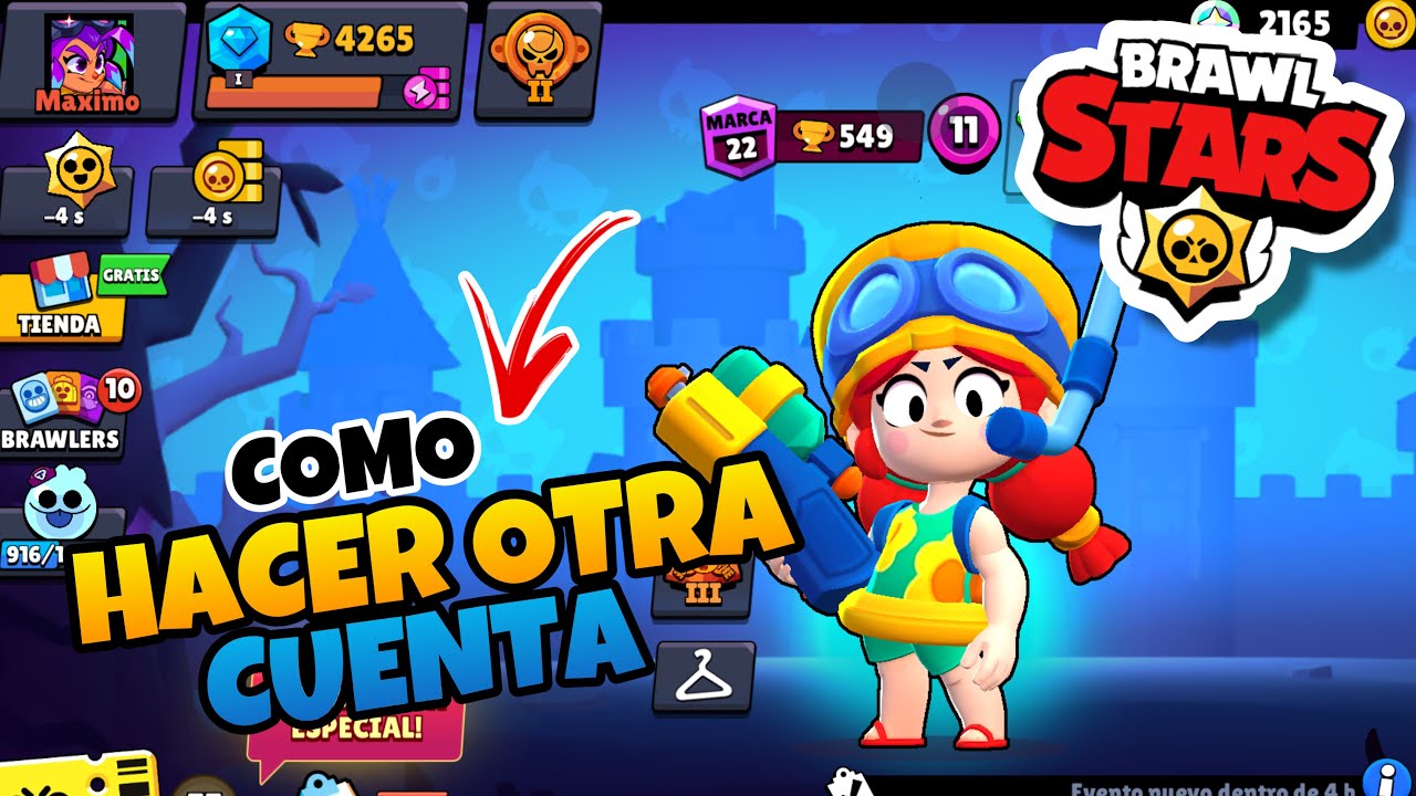 👉 Como Puedo HACER OTRA CUENTA de BRAWL STARS - YouTube