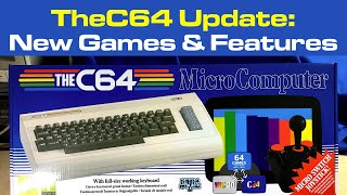 TheC64 "Maxi" Excellent Update: Cart Freeze, Soft Reset, Tape Controls, and New Games