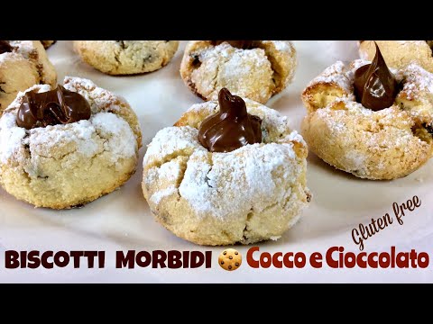 Video: Ricetta Facili Di Biscotti Al Cioccolato Al Cocco