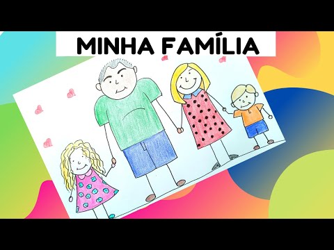 Vídeo: Como Desenhar Uma Família De Três Em Etapas