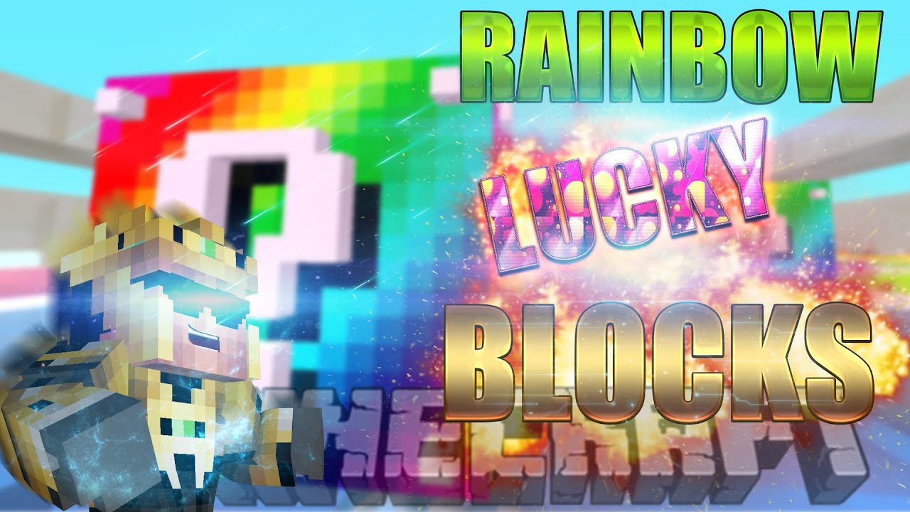 Lucky Blocks Arcoiris Rainbow Lucky Block Minecraft Mod 18 Youtube