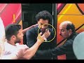 This what Mo Salah did after a fan touched his injured shoulder