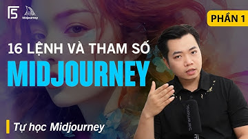 16 Lệnh và tham số cần biết Tự Học Midjourney | Phần 1