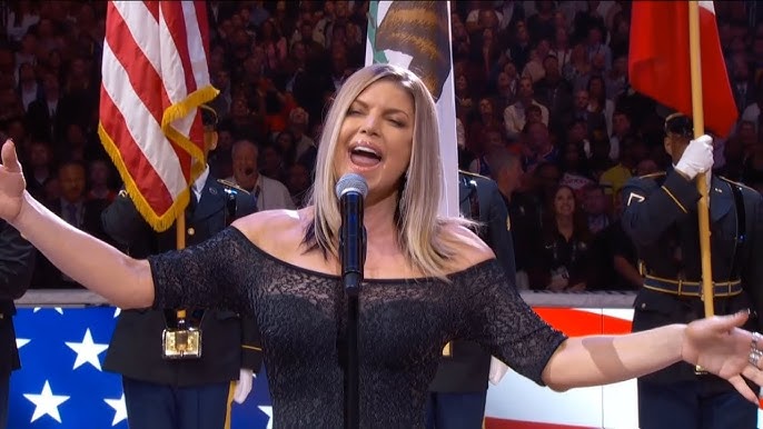 Fergie Performs The U.S. National Anthem / 2018 NBA All-Star Game - YouTube