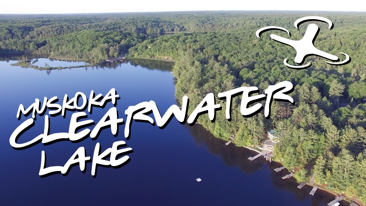 Clearwater Lake Muskoka Ontario Pioneer Camp Phantom 3 4K Drone YouTube