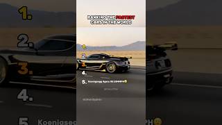Ranking The Fastest Cars In The World Resimi