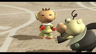 Pikmin 2 President Joins Team Cutscene (HD Upscale - RealESRGAN)