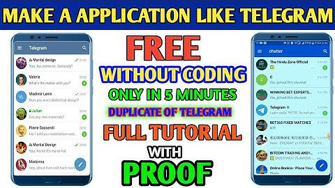 Make a Application like WhatsApp   Without coding | Full Tutorial in hindi | Earn 200$ Daily