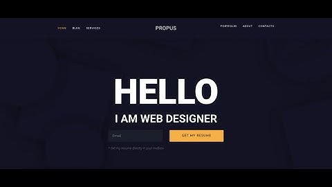 Create you portfolio with Elementor