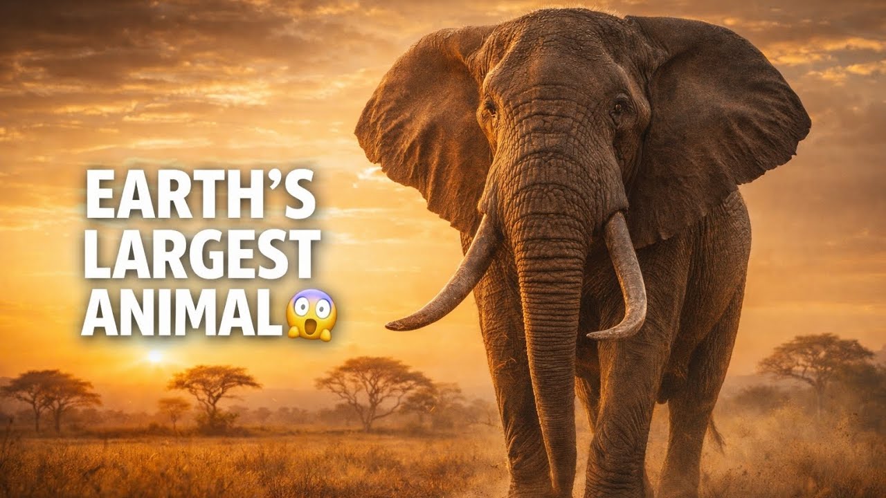 Earth’s Largest Giant 🐘 – African Elephant | Animals Insights