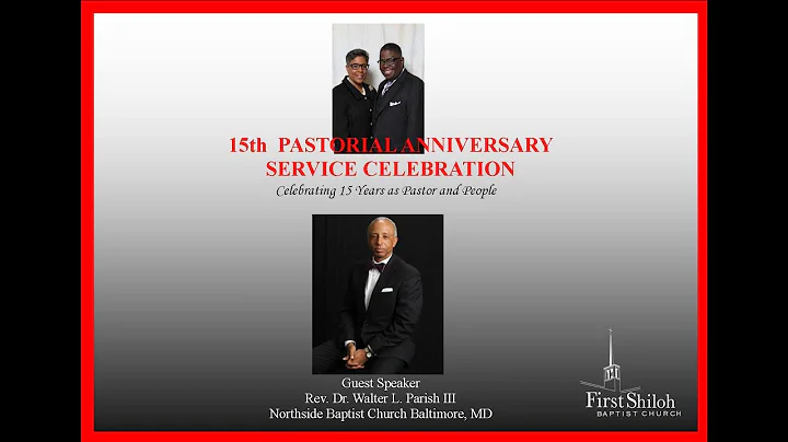 15th Pastoral Anniversary Service - Guest Speaker ...