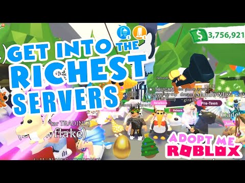 I Joined A SUPER RICH TRADING server in ADOPT ME! (ROBLOX) 