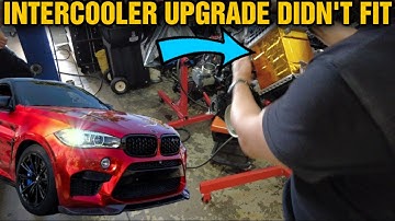 1200 HP BMW X6M ENGINE BUILD PT.4 + CUSTOM INTERCOOLER PROBLEMS??