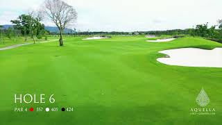 Aquella Golf & Country Club - Hole 6 drone flyover video