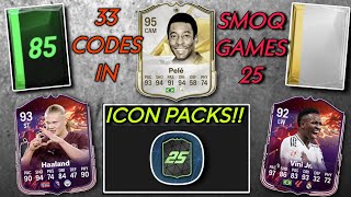 33 SMOQ GAMES 25 CODES (ICON PACK AND MORE!!) | Smoq Games 25 ALL SECRET And PROMO CODES