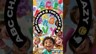🤯 ABC CHAOS LEVEL 2 | Wild Alphabet Adventure 🌪️😂#abc #alphabet #kidssong #cartoon