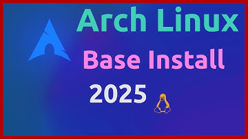 Arch Linux Install 2025 | Base Install UEFI | Latest Arch Linux ISO