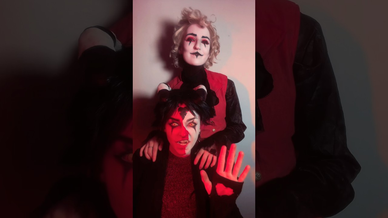 Stolitz Cosplay Transition - Helluva Boss in Real Life - Stolas and Blitzo transition