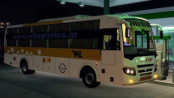 Vrl bus mod | Prakash built BV Maxima AC Sleeper bus mod | Lynx modding ets2