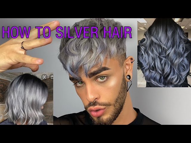 HOW TO GRAY HAIR | Come faccio i capelli silver, grigi ,platino ! - YouTube