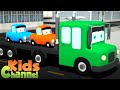 Ciężarówka z platformą | Pojazdy uliczne | Garaż samochodowy | Filmy animowane | Przedszkole