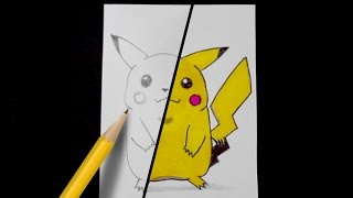 How to Draw Pokemon Step by Step - Pikachu - Free Art Lesson